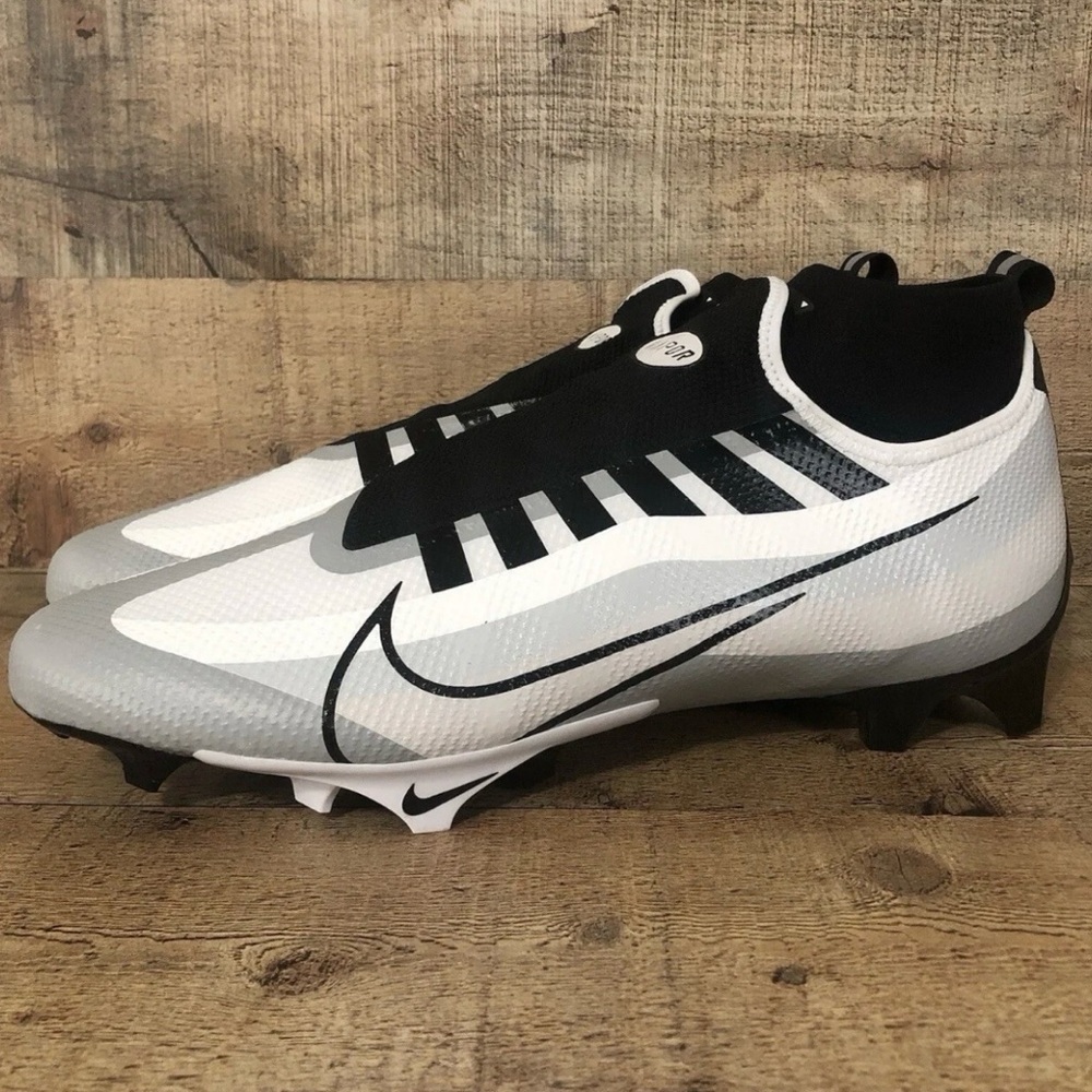 Nike Vapor Edge Pro 360 Football Cleats White Black DQ3670-100 men size 13 NEW